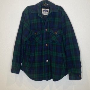 Forrestel Plaid Men’s Shacket Lined Sz Sm Wool Blend Vintage 90’s Y2K Grunge